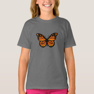 Conception Papillon Monarque - T-shirt basique pou