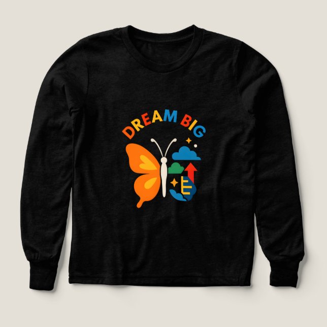 Conception Papillon Motivationnel Rêve Grand (Motif recto)