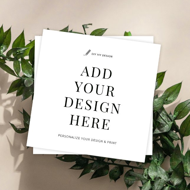 Conception personnalisée de l'impression Carte de  (Square business cards printing 2.5x2.5")