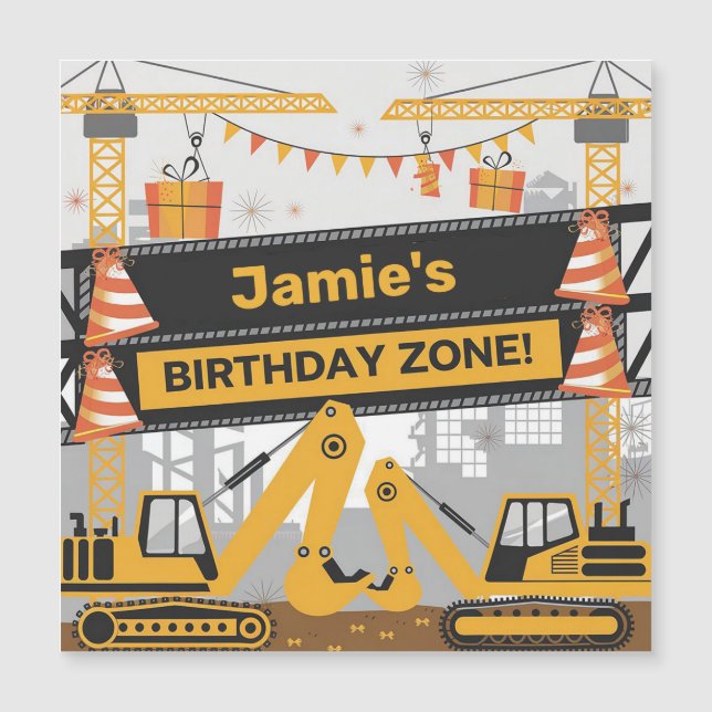 Conception personnalisée des zones d'anniversaire  (Devant)