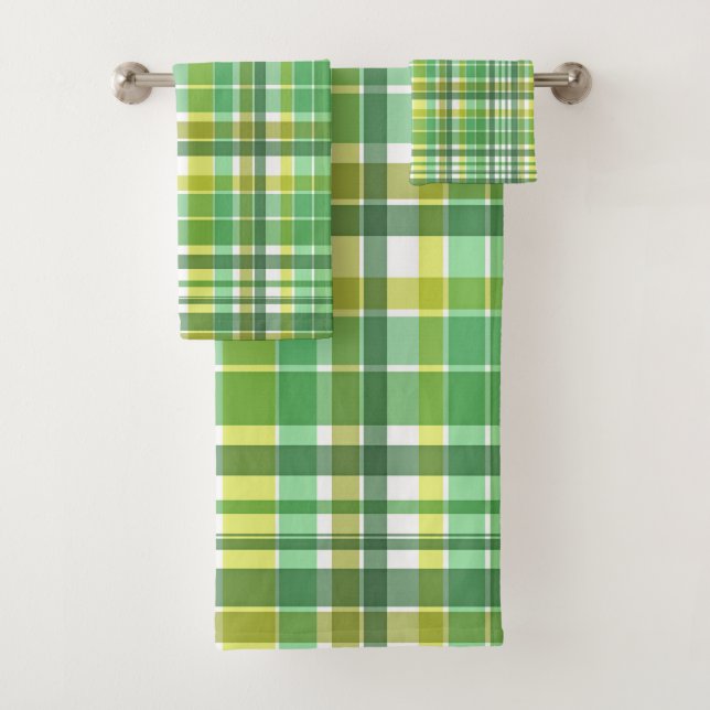 Conception Plaid Jaune Vert (En situation)