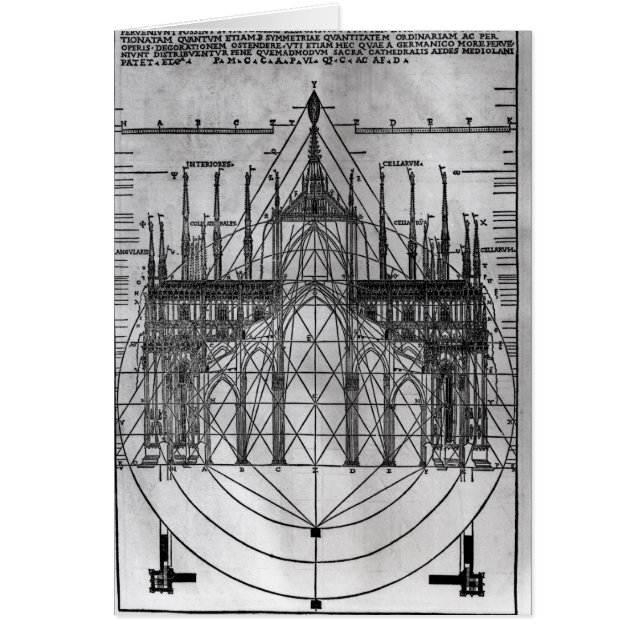 Conception pour la cathédrale de Milan (Devant)