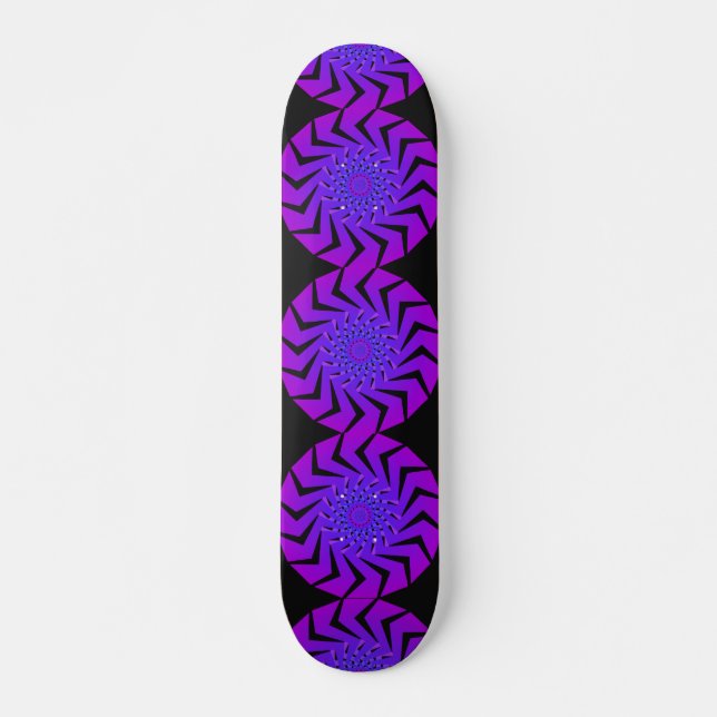 Conception radiale violette : Skateboard (Devant)