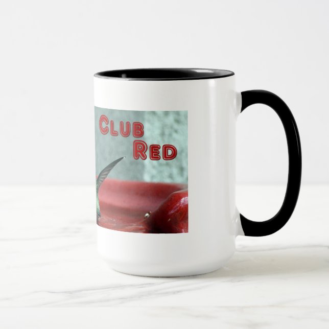 Conception rouge #333 de tasse de club (Droite)