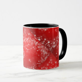 Conception Rouge sur Mug Blanc Classique