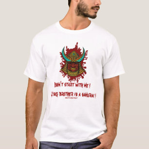 Conception samouraï japonaise drôle de T-shirt