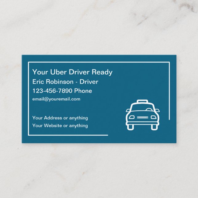 Conception simple de cartes de visite pour chauffe (Devant)