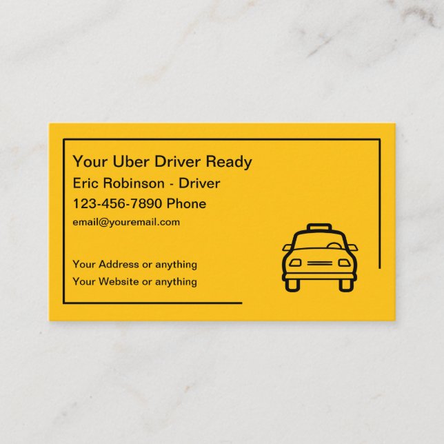 Conception simple de cartes de visite pour chauffe (Devant)
