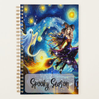 Conception sorcière de nuit étoilée pour Halloween