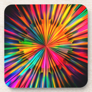 Conception Sunburst multicolore Dessous de verre e