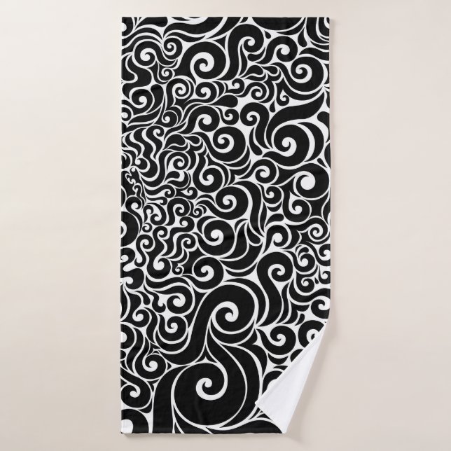 Conception tourbillonnant (Serviette de bain)