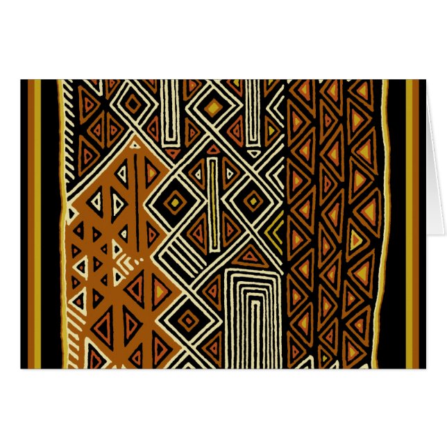 Conception Tribale Africaine Kuba (Devant horizontal)