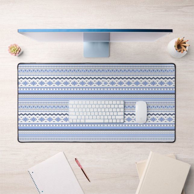 Conception tribale bleu pastel (Bureau 1)