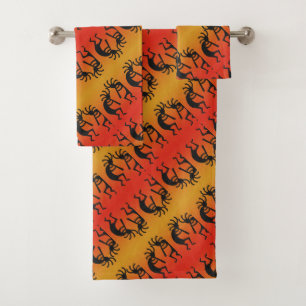 Conception tribale de Kokopelli de motif de