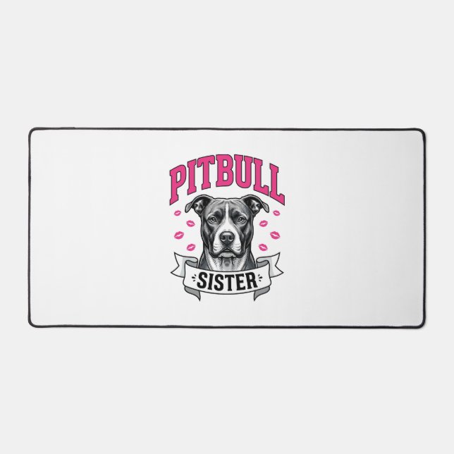 Conception vectorielle de sœur Pitbull amateur de  (Recto)