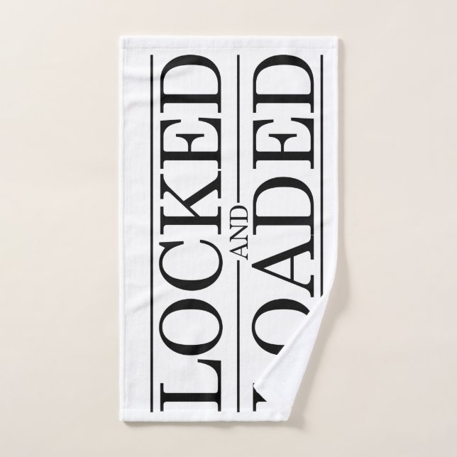 Conception verrouillée et chargée de chasteté (Serviette à main)