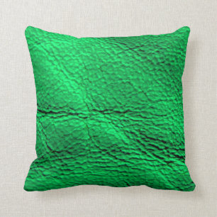 Conception verte au néon de coussin d'alligator