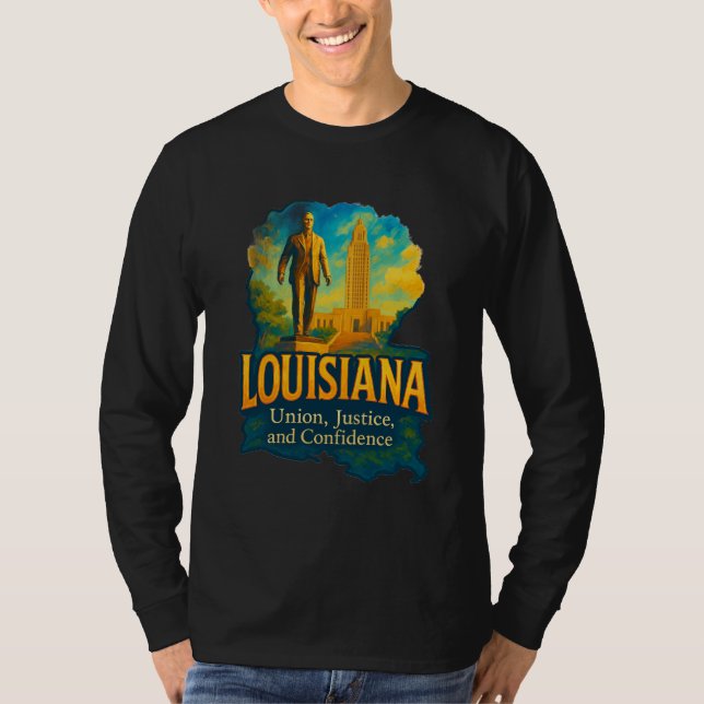 Conception vibrante de T-shirt artistique de Louis (Devant)