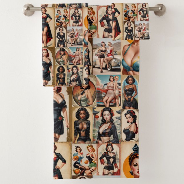 Conception vintage Classic Pin-up Girls Collection (Créateur téléchargé)