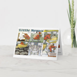 Conception vintage de la carte de Noël Winsor McCa