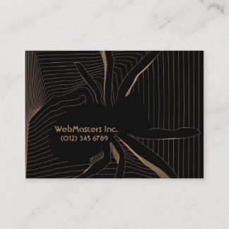 conception web d'araignée IL carte de visite