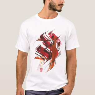 Conceptions calligraphiques de T-shirt