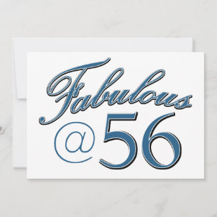 conceptions d'anniversaire de 56 ans