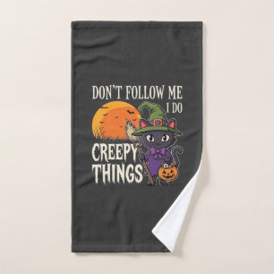 Conceptions de chat de sorcière d'Halloween de cho