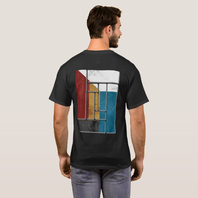 Conceptions de T-shirts abstraits (Dos entier)