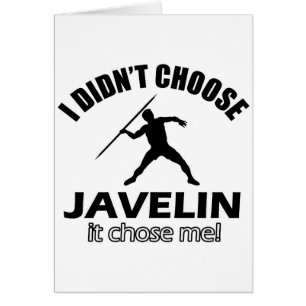 Conceptions fraîches de javelot