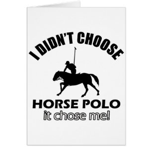 Conceptions fraîches de polo de cheval