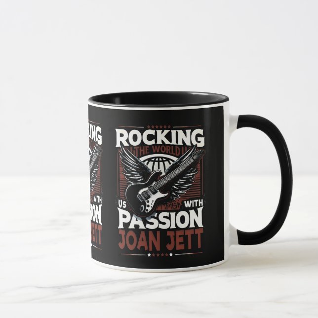 Conceptions Joan Jett : créations de mugs élégants (Droite)