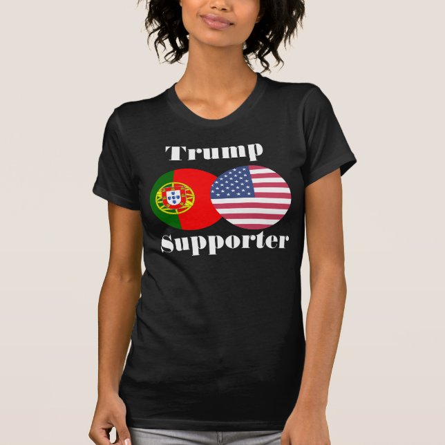 conceptions portugaises T-Shirt partisan de Trump (Devant)