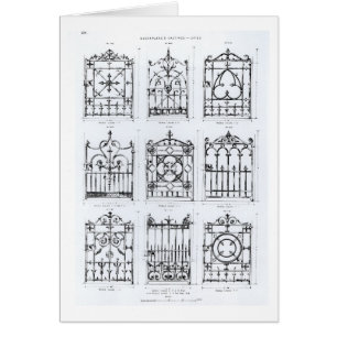 Conceptions pour des balustrades de fonte, de