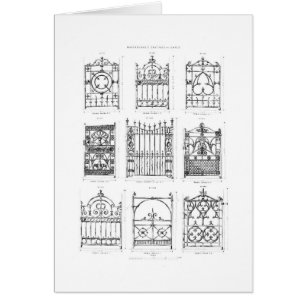 Conceptions pour des portes de fonte, du 'Ca de