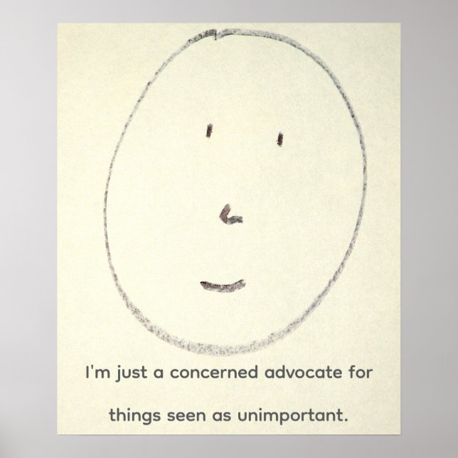 Concerned Advocate Poster (Devant)