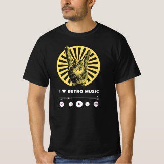 Concert ou festival de musique rétro homme t-shirt
