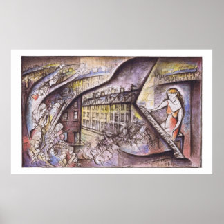 Concerto pour piano à Grantham Flat Minor - Poster