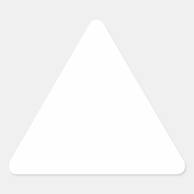 Concevez vos propres autocollants triangulaires (Devant)