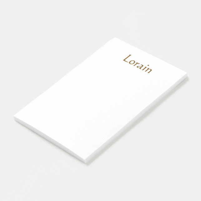 Concevez vos propres notes Post-it® de 4" x 6" (Incliné)