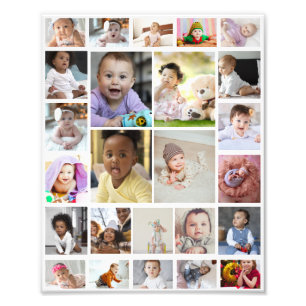Concevez votre propre 25 photo Collage Poster