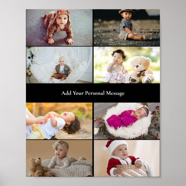 Concevez votre propre 8 photo Collage Poster (Devant)