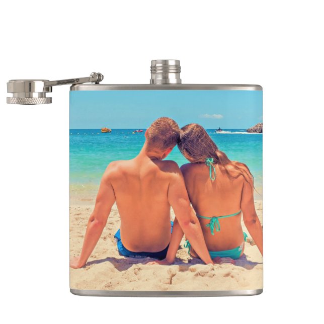 Concevez Votre Propre Cadeau De Flasque Photo Pers (Ouvert)
