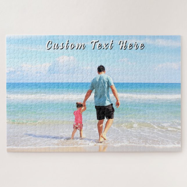 Concevez votre propre cadeau de puzzle photo avec  (Horizontal)