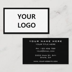 Concevez votre propre Carte de visite avec logo