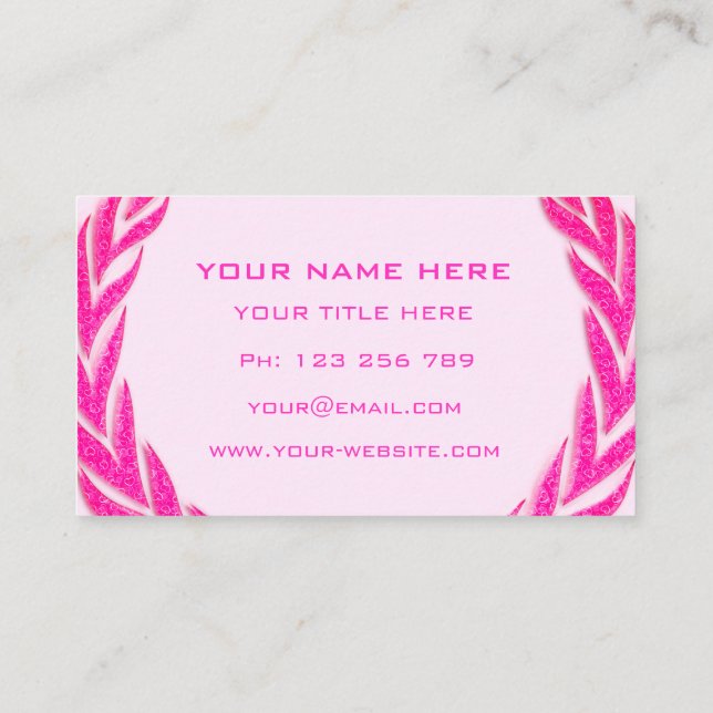 Concevez votre propre Carte de visite de Parties s (Dos)