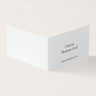 Concevez votre propre carte de visite pliée