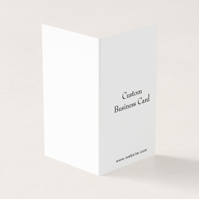 Concevez votre propre carte de visite pliée (Extérieur)