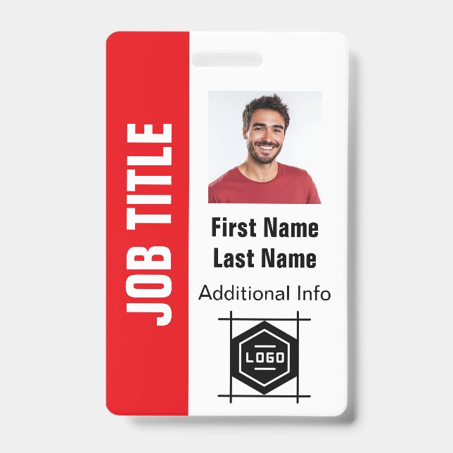 concevez votre propre carte d'identité, badge de b (Avant)