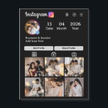 Concevez votre propre collage de 7 photos<br><div class="desc">Créez votre collage de 7 photos en utilisant une interface de style Instagram ! Remplacez facilement l'image par vos photos préférées dans 6 cadres personnalisables et 1 image de profil. C'est parfait pour partager des souvenirs, raconter une histoire ou créer une grille visuelle élégante — le tout dans une mise...</div>